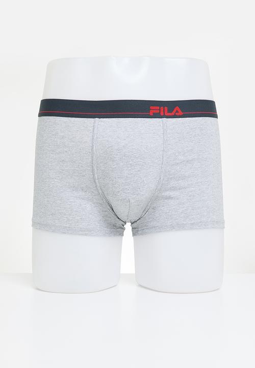 FILA - Callum trunk 2 pack - blue aop & grey melange