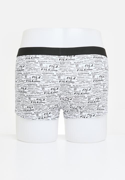 FILA - Chuck aop trunk 2 pack - black aop & white aop