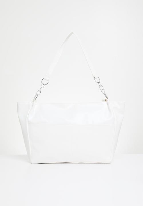 edit - Raven tote bag - white