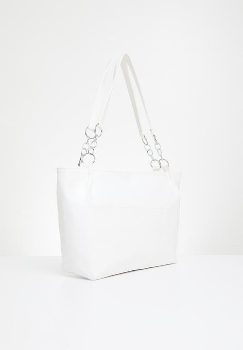 edit - Raven tote bag - white