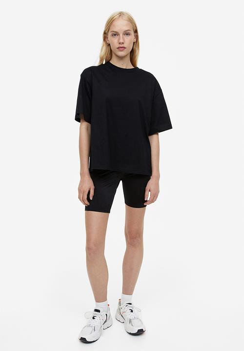 H&M - Boxy t-shirt - black