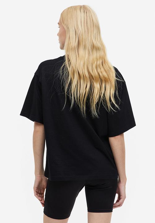 H&M - Boxy t-shirt - black