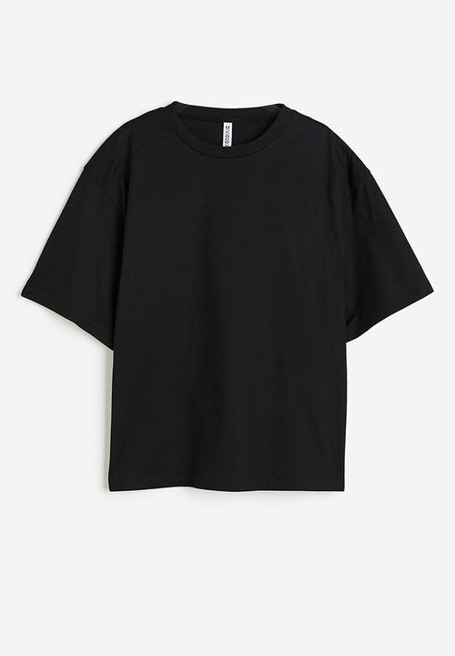 H&M - Boxy t-shirt - black