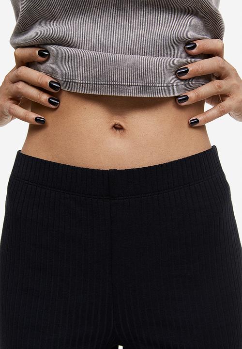 H&M - Flared trousers - black