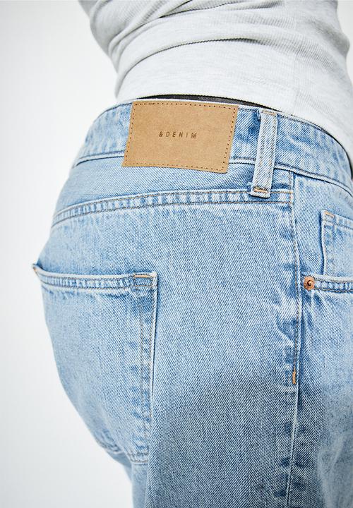 H&M - Curvy fit baggy low jeans - blue