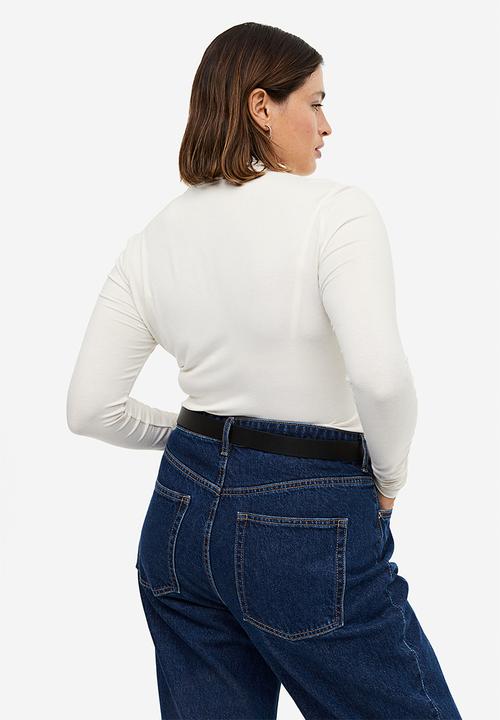 H&M - Polo-neck top - white