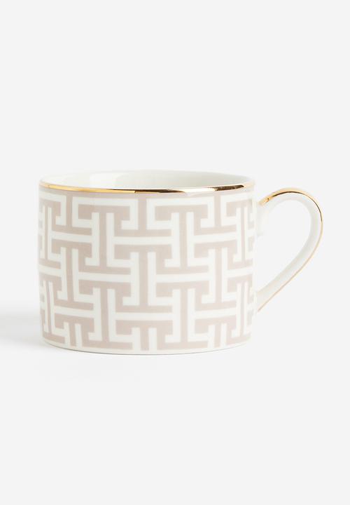 H&M - Porcelain cup - beige