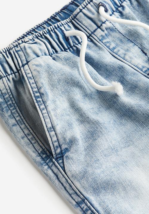 H&M - Twill joggers - blue