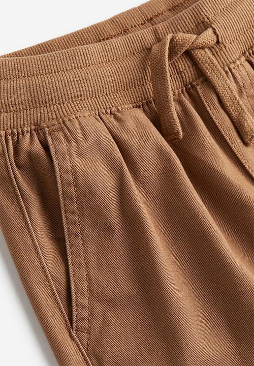 H&M - Joggers with reinforced knees - brown