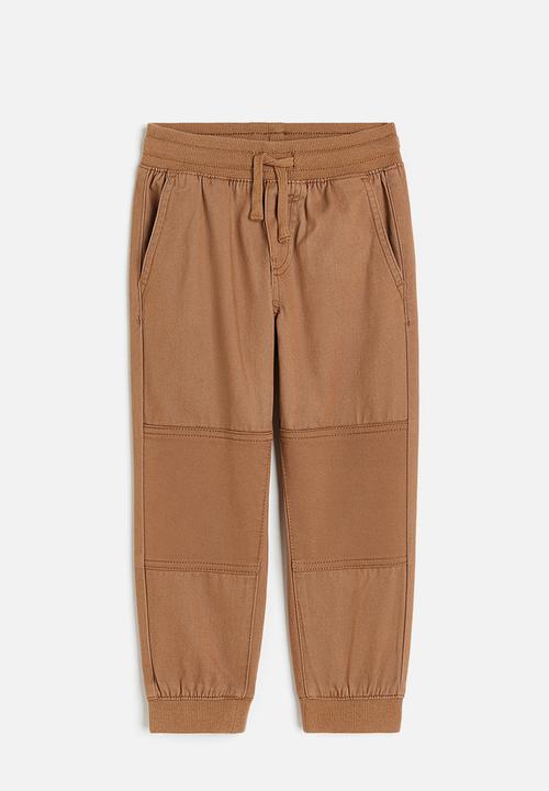 H&M - Joggers with reinforced knees - brown