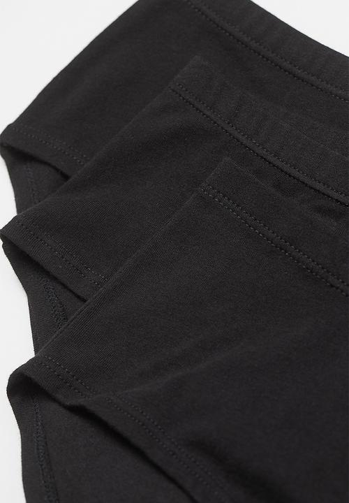 H&M - 5-Pack cotton briefs - black
