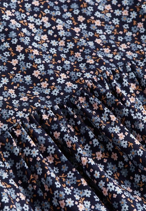 H&M - Flounce-trimmed dress - blue