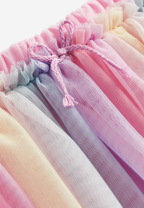 H&M - Glittery tulle skirt - light pink