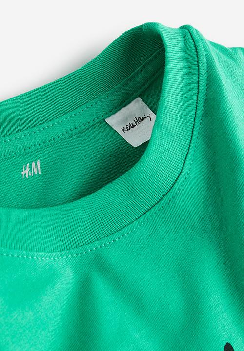 H&M - Printed T-shirt - green