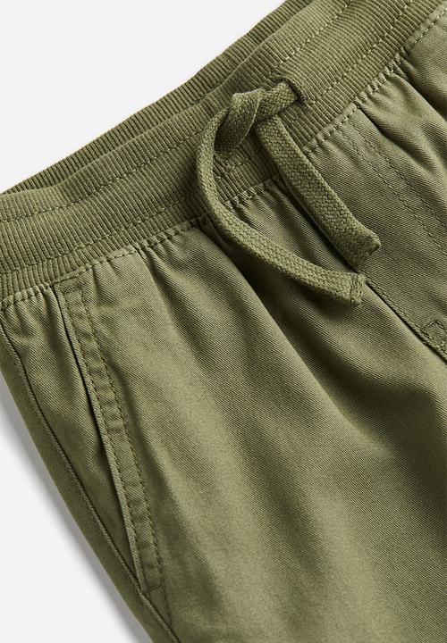 H&M - Joggers with reinforced knees - green