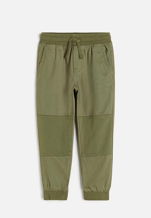H&M - Joggers with reinforced knees - green