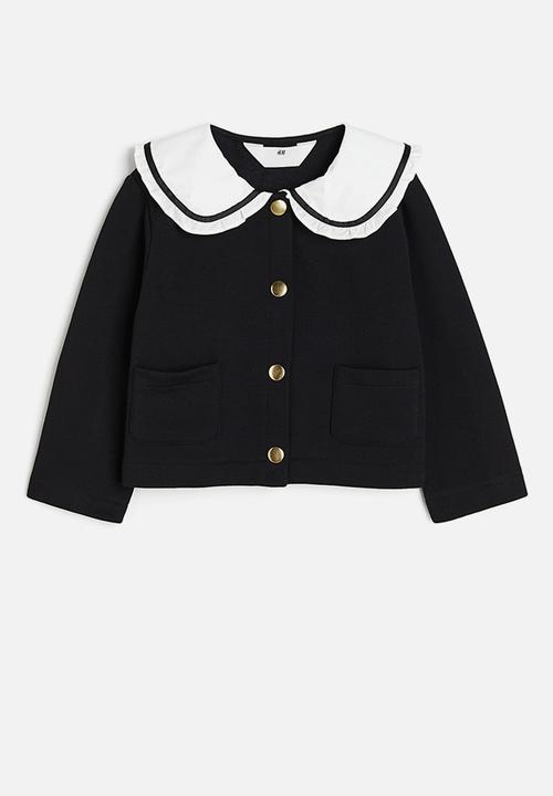 H&M - Collared cardigan - black