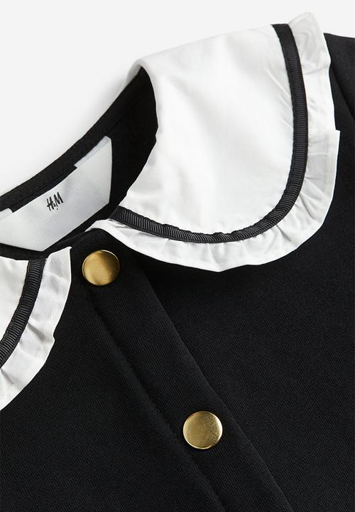 H&M - Collared cardigan - black