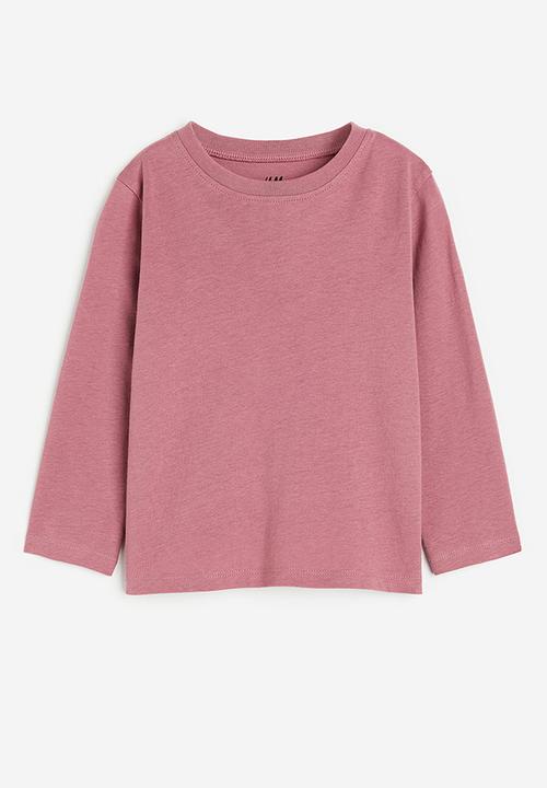 H&M - Long-sleeved jersey top - pink