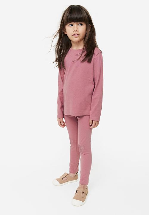 H&M - Long-sleeved jersey top - pink