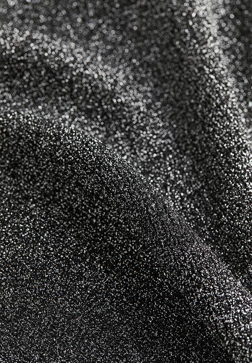 H&M - Glittery turtleneck top - black 