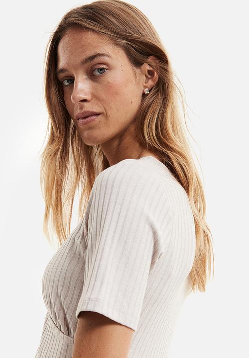 H&M - Mama before & after maternity/nursing top - beige