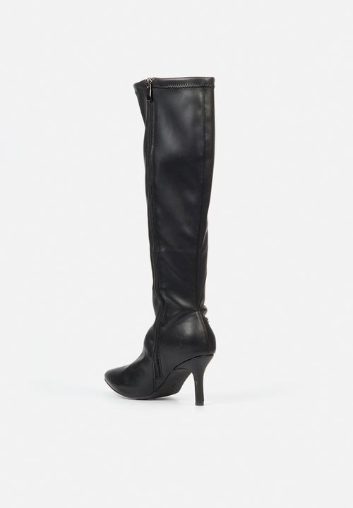 Lively 7 midi heel boot - black
