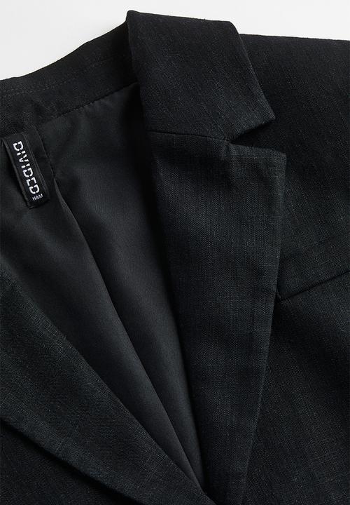 H&M - Cropped blazer - black