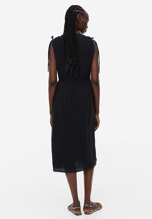 H&M - Drawstring-detail dress - black