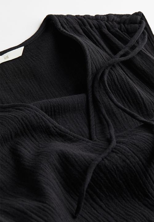 H&M - Drawstring-detail dress - black