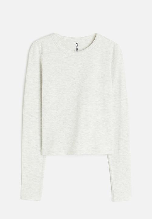 H&M - Long-sleeved top - grey