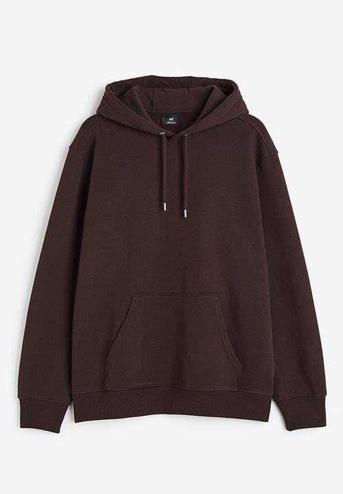 H&M - Regular fit hoodie - brown