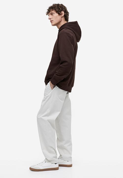 H&M - Regular fit hoodie - brown