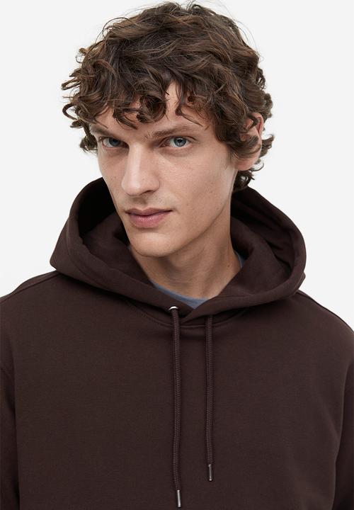 H&M - Regular fit hoodie - brown
