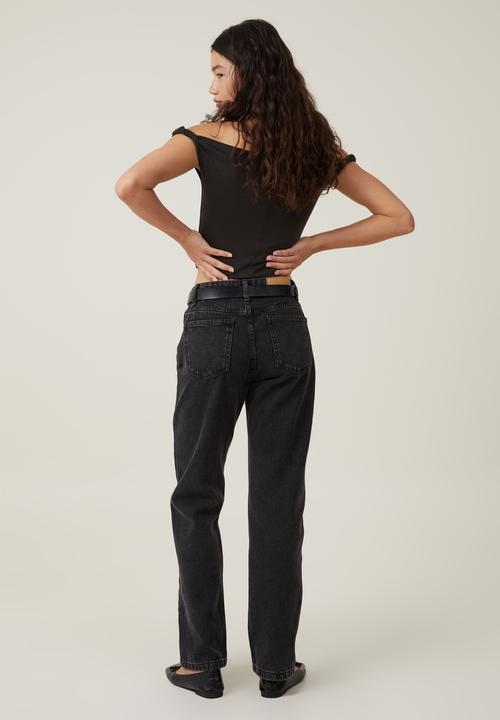 Cotton On - Original Straight Jean - Graphite Black