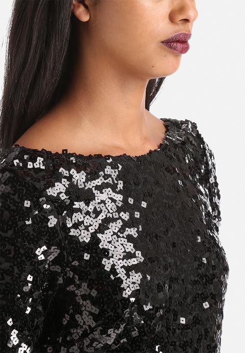 Motel - Damitri Hyper Cube Sequin Shift Dress