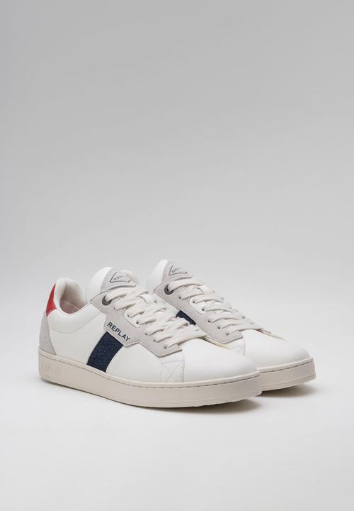 Replay - Smash - smash denim - white & red 