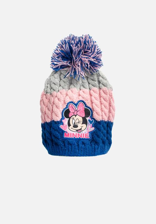 Character Group - Minnie mouse beanie & mittens - pink