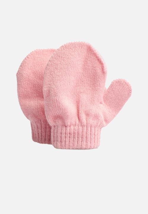 Character Group - Minnie mouse beanie & mittens - pink