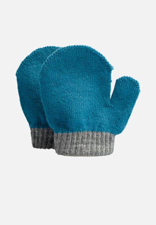 Character Group - Mickey mouse beanie & mittens - blue