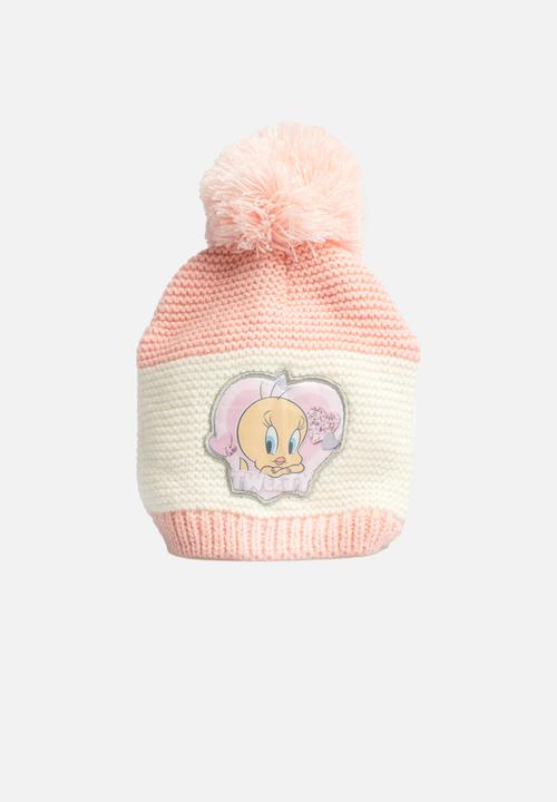 The Character Group (Legacy) - Tweety beanie & mittens - pink