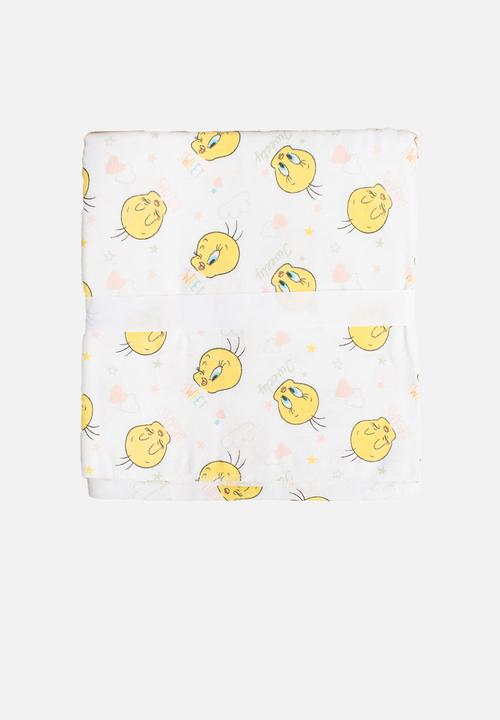 Character Group - Tweety receiving blanket - yellow