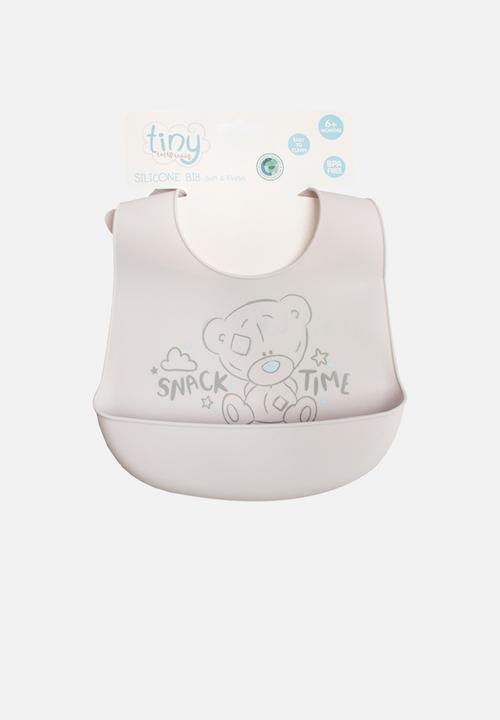 The Character Group (Legacy) - Tiny tatty teddy silicone bibs  - grey