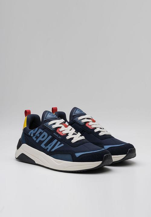 Replay - Tennet - tennet tint - navy & yellow 