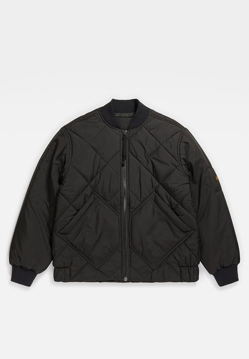 G-STAR - Diamond Qlty Bomber Unic matte lite r wr - dk black