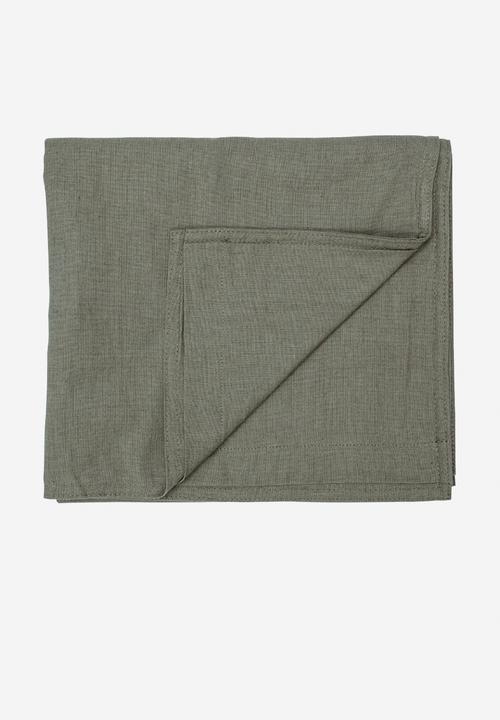 Hertex Haus - Bellisima Linen Blend Pillowcase Set 2 - Olive