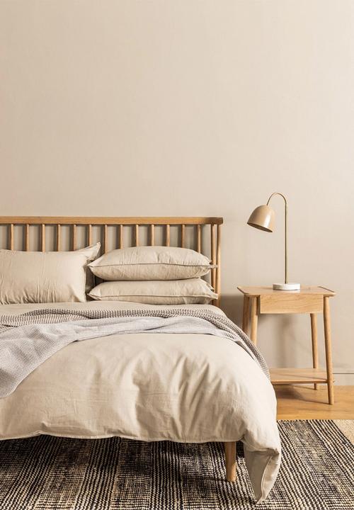 Hertex Haus - Bellisima Linen Blend Pillowcase Set 2 - White