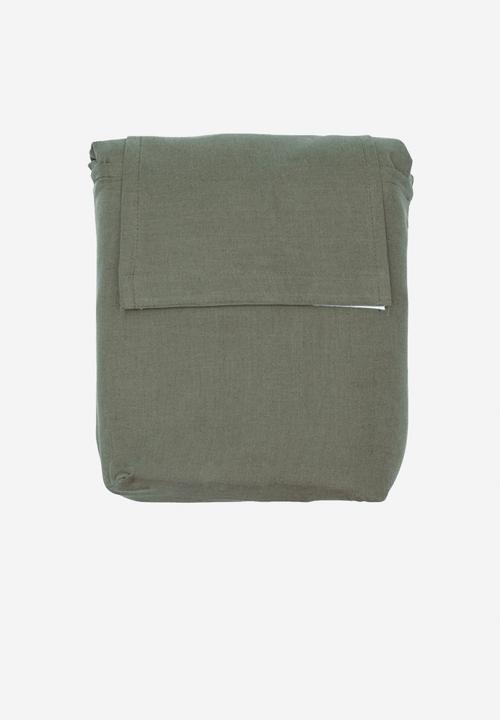 Hertex Haus - Bellisima Linen Blend  Bed Set - Olive