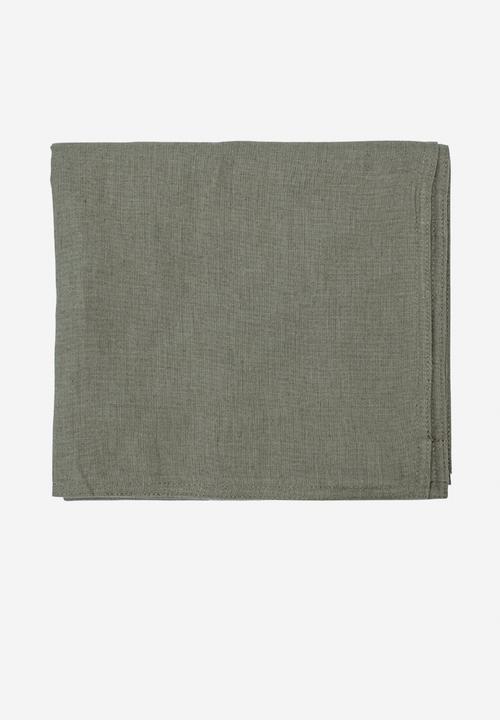 Hertex Haus - Bellisima Linen Blend Fitted Sheet - Olive