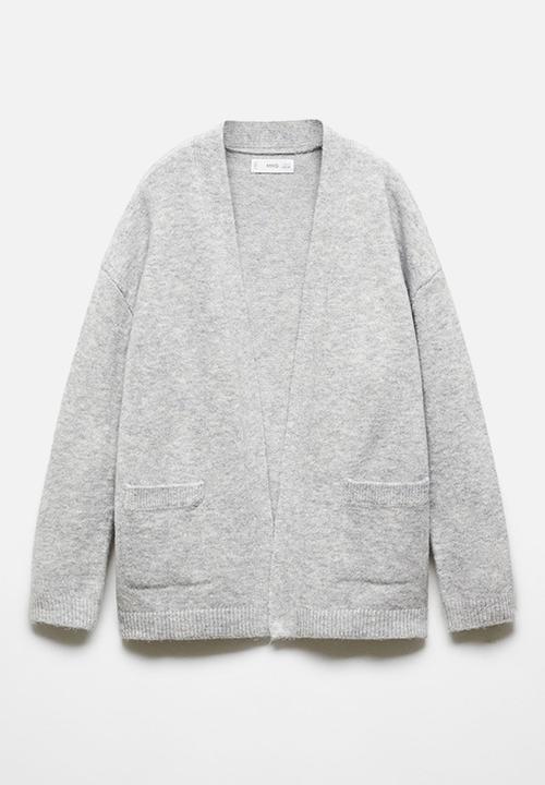 MANGO - Cardigan tique5 - light grey denim